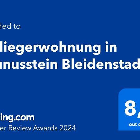 Einliegerwohnung In Taunusstein Bleidenstadt Zewnętrze zdjęcie