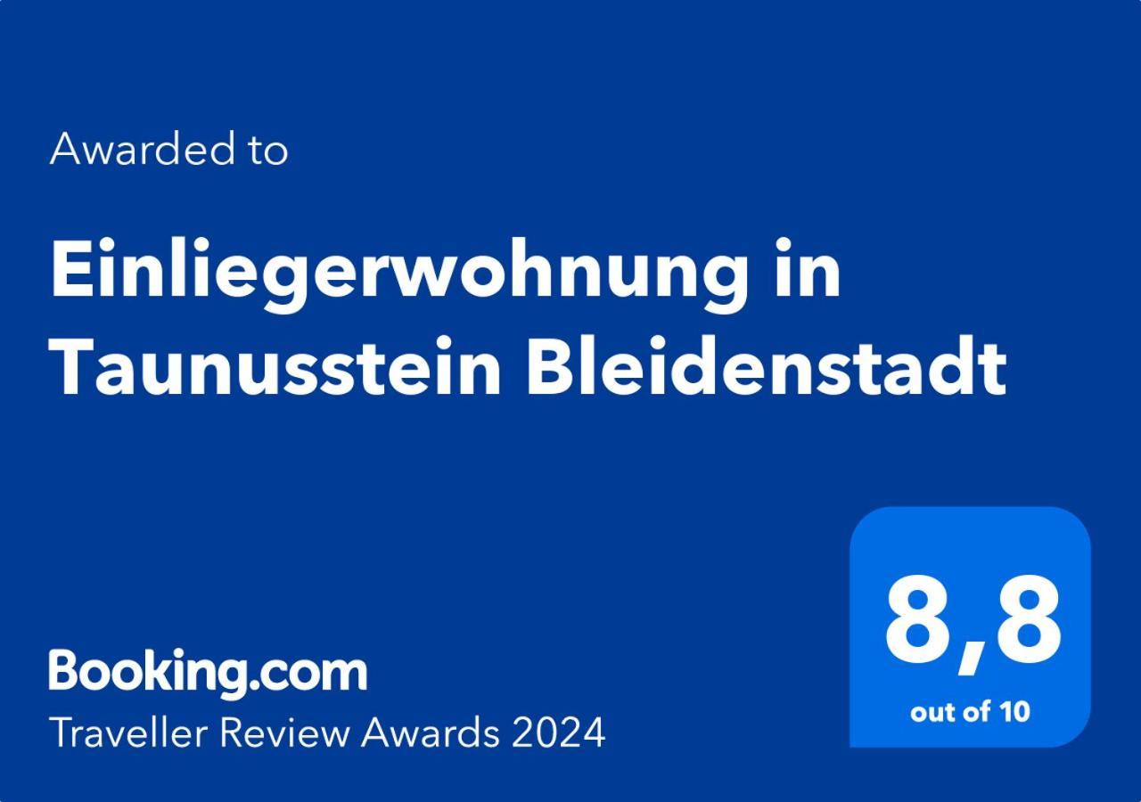 Einliegerwohnung In Taunusstein Bleidenstadt Zewnętrze zdjęcie